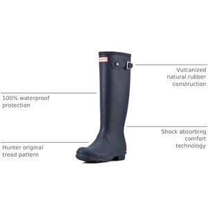 Hunter Women's Winter Rain Boots - Navy